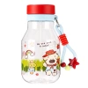New Gulu small milk can plastic cup, cartoon cute portable straw cup, summer heat-resistant portable cup, water cup Item Picture